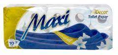 Χαρτί Υγείας 3Φ Maxi Deco 10 ρολά *100 gr